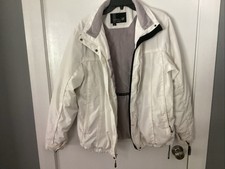 New Balance Womens White Jacket XL Hood Missing