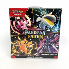 Pokemon Scarlet  Violet Paldean Fates Booster Bundle Factory Sealed - Fast Ship
