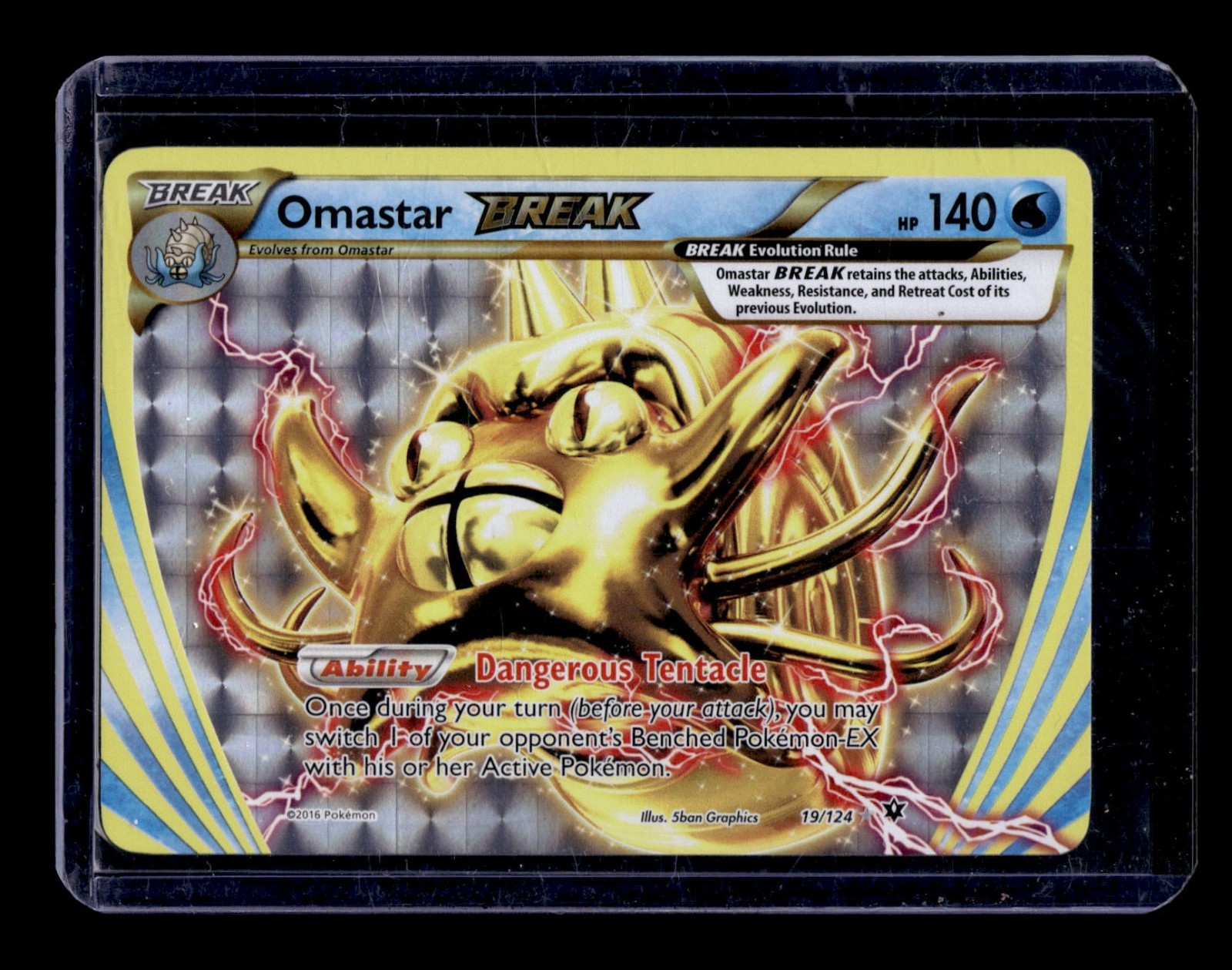 Pokemon Fates Collide Pokémon TCG Omastar 19/124