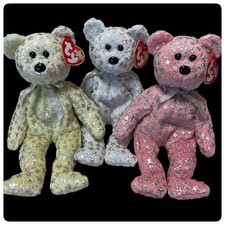 Ty Beanie Babies Bear The Beginning 3 color set #d7349f