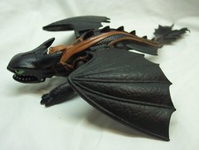 How To Train Your Dragon BLACK TOOTHLESS DRAGON 9" Plastic Action Figure Toy
