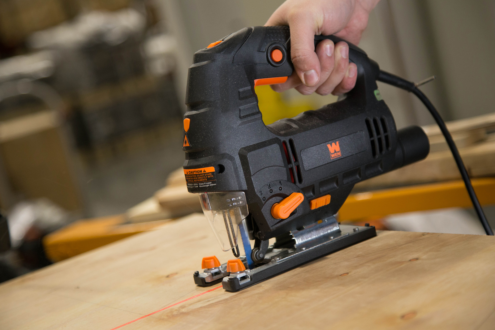 6.6 Amp Handheld Variable Speed Orbital Jig Saw W/Laser & LED Light Lightweight
