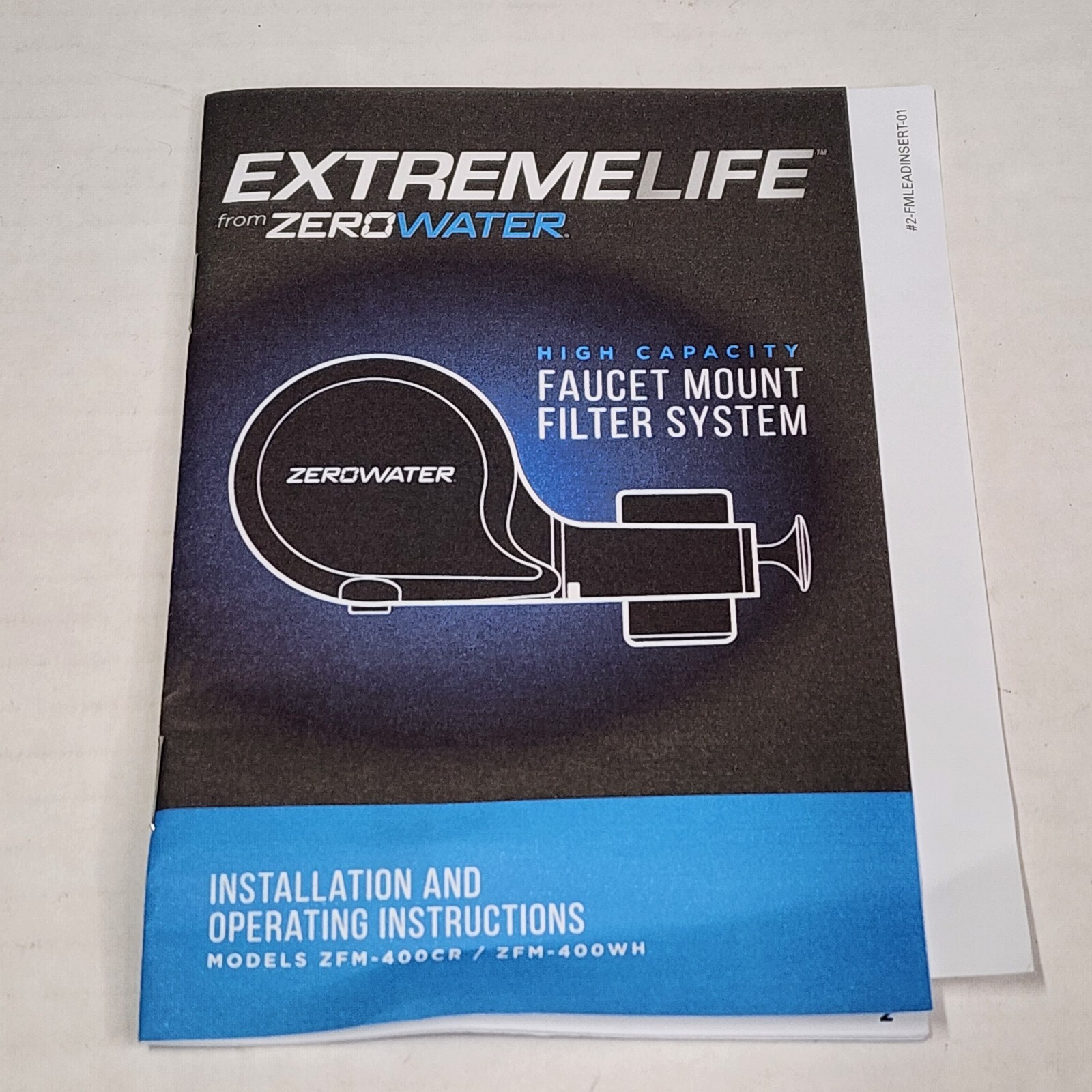 Zero Water Extreme Life Chrome Faucet Mount Water Filtration System ZFM-400CR