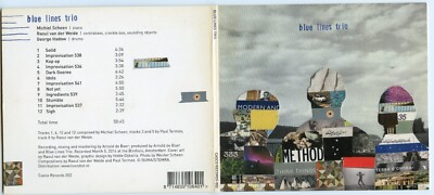 Blue Lines Trio, Michiel Scheen/Raoul van der Weide/Hadow Casco Records 002 CD