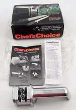 Edgecraft Chef's Choice MultiEdge Straight Serrated Diamond Hone Knife Sharpener