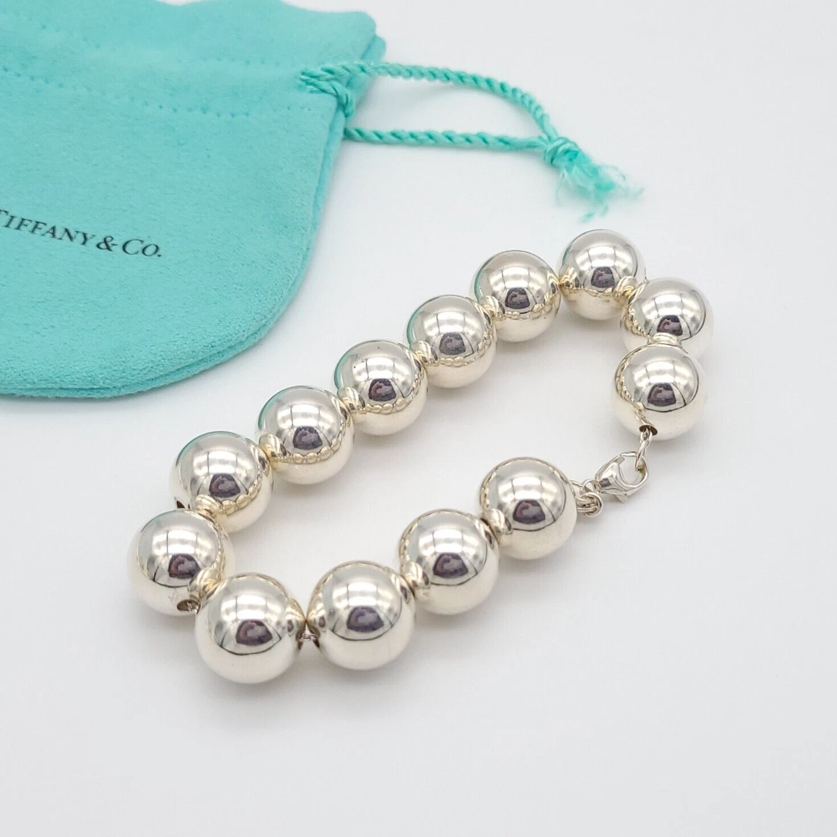Tiffany 14mm bead bracelet deals