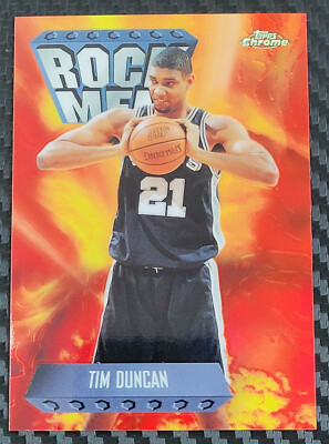 1998-99 TOPPS CHROME TIM DUNCAN ROCK MEN REFRACTOR SPURS | eBay