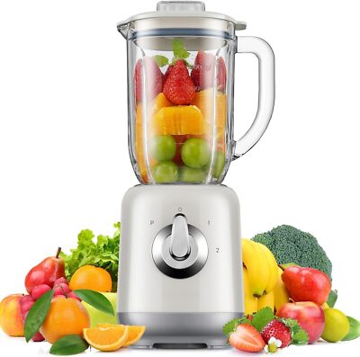Standmixer, Smoothie Maker, Mixer mit 2 Geschwindigkeiten, 1 L