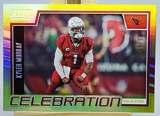 Kyler Murray 2022 Score Celebration Gold Zone C-KM /50 Arizona Cardinals