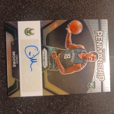 Rookie Penmanship Omari Moore Panini Prizm
