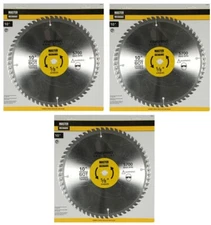 (3) Disston Master Mechanic 440933 10" x 60 Tooth Circular Finishing Saw Blade