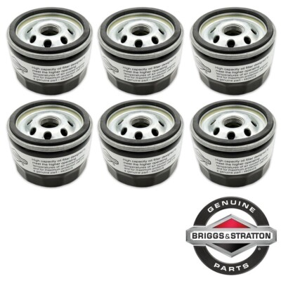Genuine OEM Briggs & Stratton 492932S Oil Filter - 6 PACK