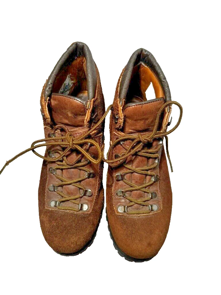 Dexter Brown Suede Leather Mountaineering "Alpine Hiker" Vintage Men Size 7