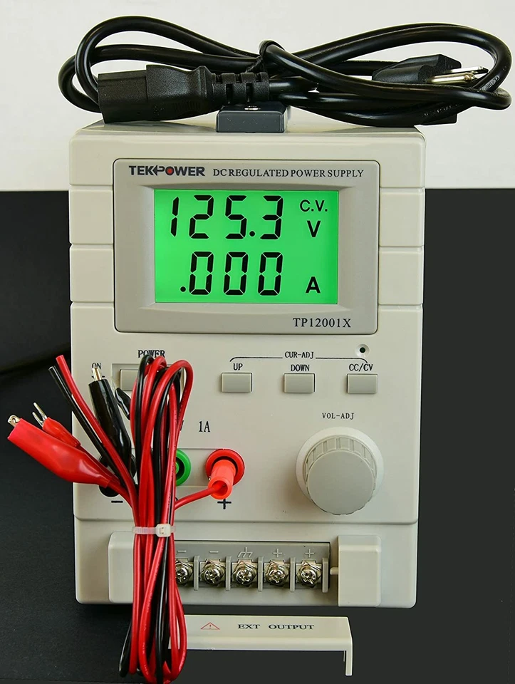 TekPower TP12001X 120V 直流可变开关电源输出 0-120V @1A — 第 2/3 张图片