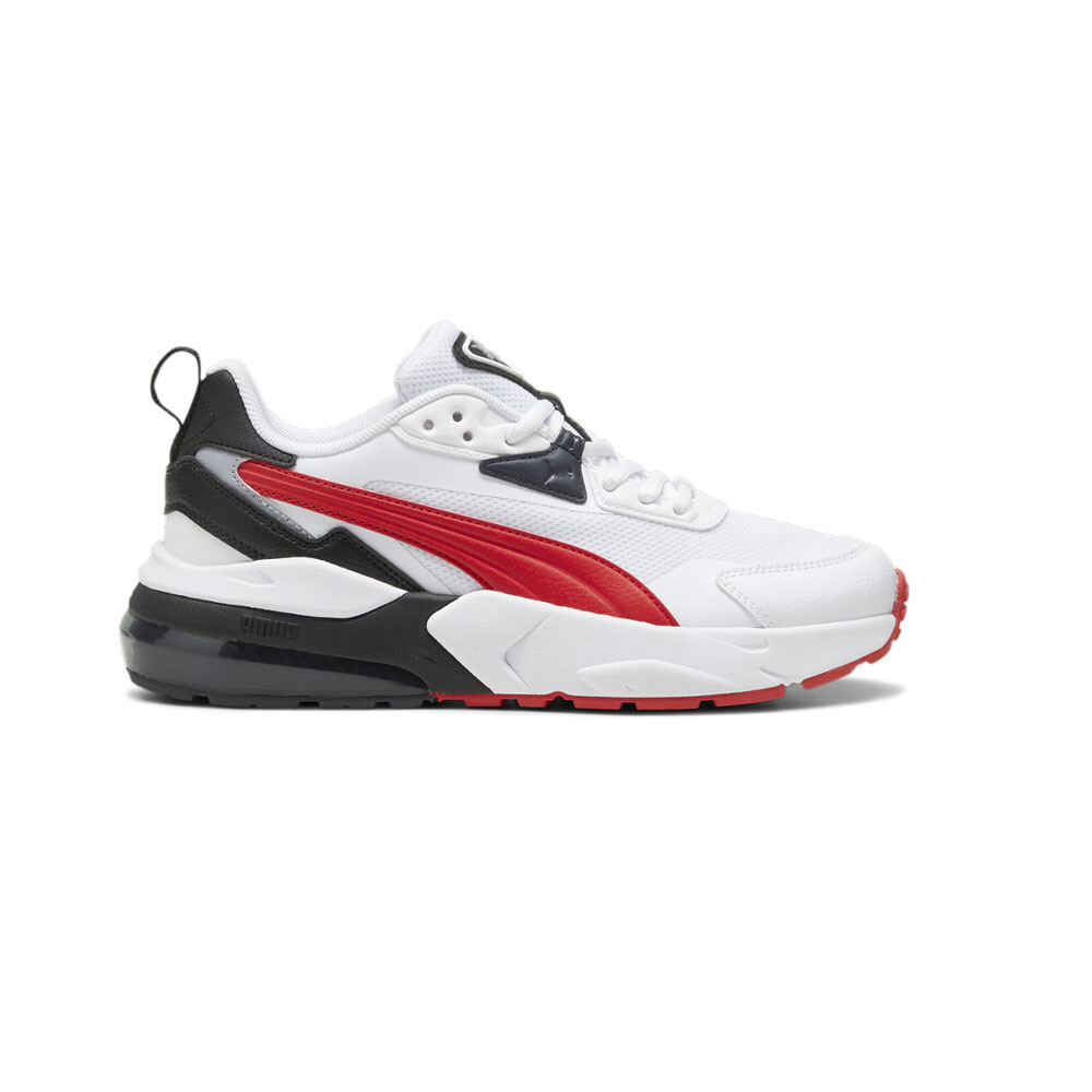 Puma Vis2k Молодежные белые кроссовки на шнуровке для мальчиков Повседневная обувь 39656203