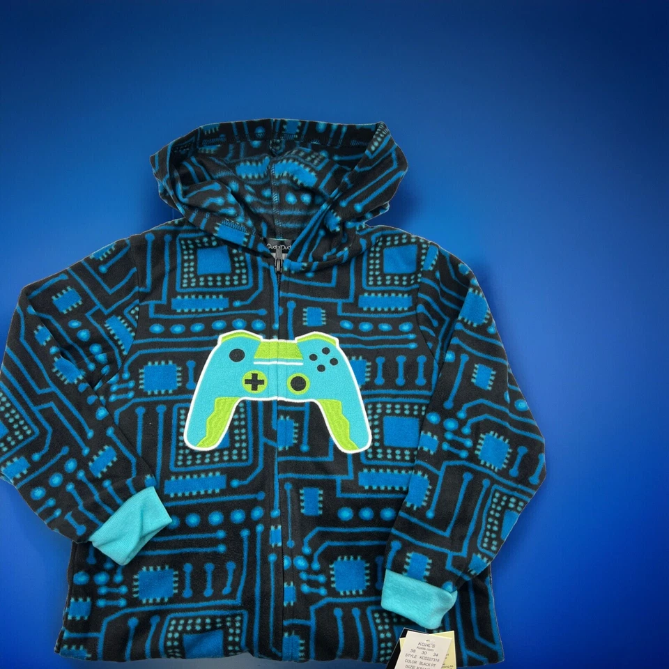 Pijama micro polar Cudl Duds para niños, talla XS (4/5) Foto 2 de 4