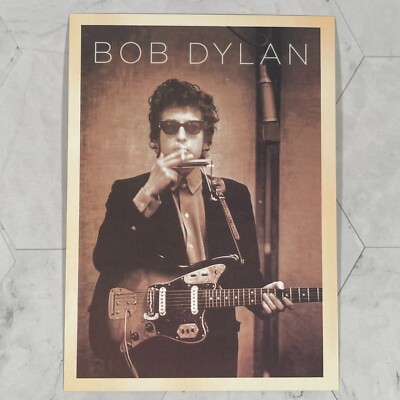 Bob Dylan American Singer Songwriter Photograph Retro Postcard