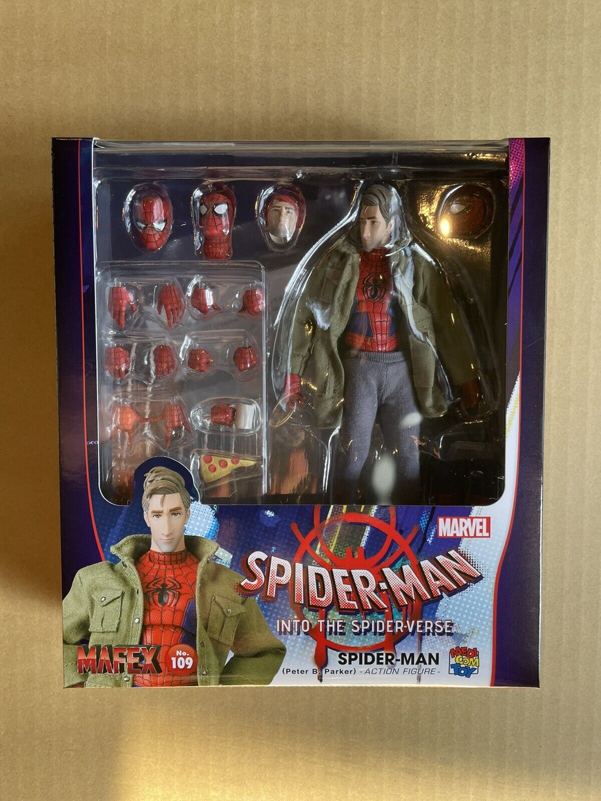 Spiderman Into the Spiderverse Peter B Parker Mafex eagleeyeexplorer.com