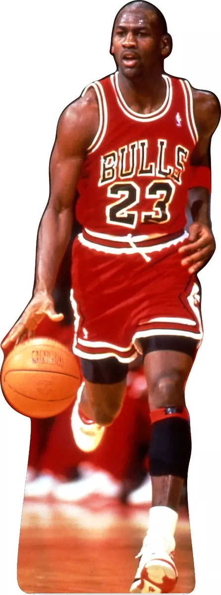 Michael Jordan - Runs with Ball 78 Tall Life Size Cardboard