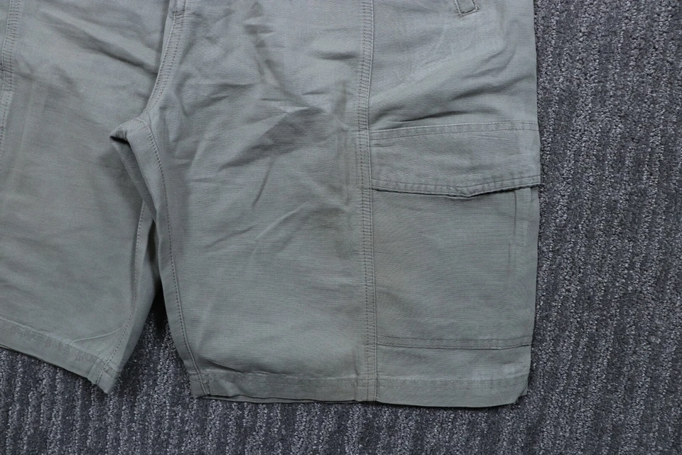 Pantalones Cortos Carga Jach's Acanalados Frente Plano Tiro Alto Informales Ropa de Calle Para Hombre 36 Foto 2 de 4