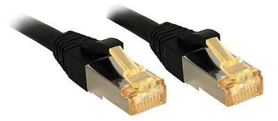 Lindy 47315 Patchkabel 20m RJ45 S/FTP LSOH, mit Cat7 Rohkabel, schwarz