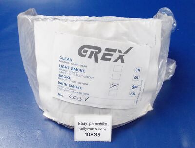 GREX HELMET VISOR SCREEN SHIELD SMOKE SR MOD. G03 COD. 297029