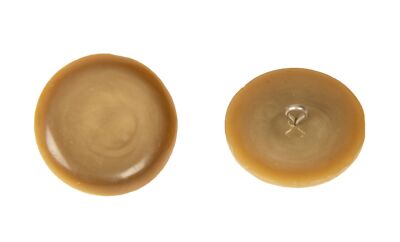 Set of 4 Plastic Round Buttons with Sewing Stem mm.27 x 27 x 11 mm Item