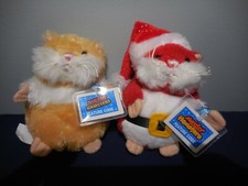 2 NEW Webkinz Mazin" Hamsters First Edition Honey & Nick (Santa) Sealed Tags