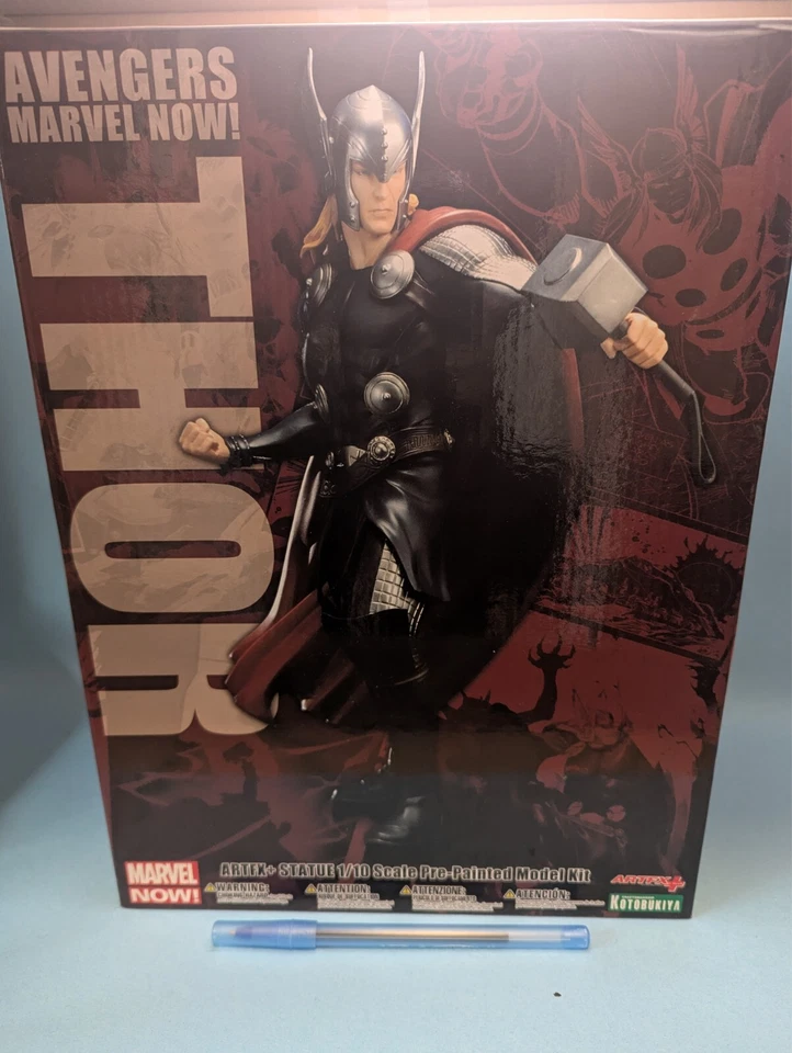 3 - 1/10 масштаб Marvel теперь ARTFX Kotobukiya статуэтка фигурка Тор, циклоп и крышка! - Изображение 3 из 4