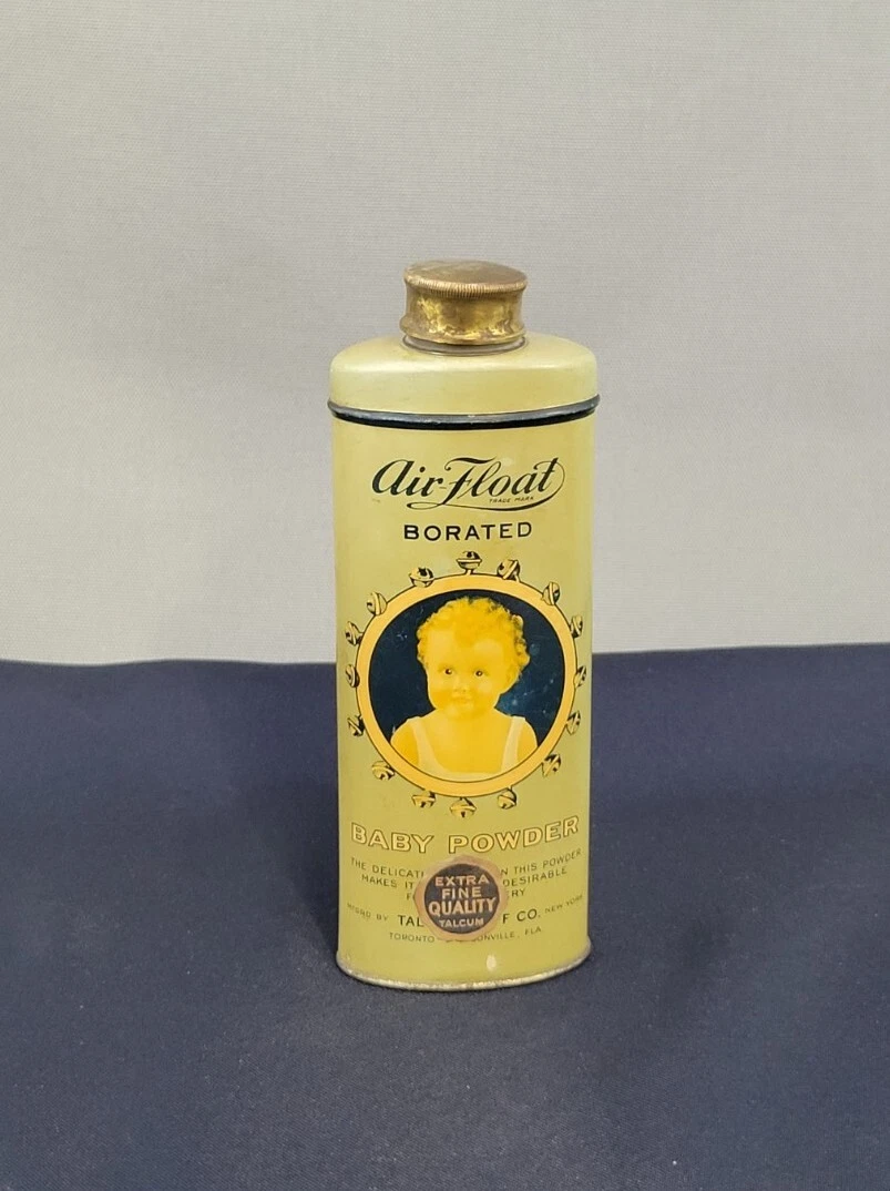 Air-float Borated Baby Powder Talc Tin Talcum .... Co NY Toronto Jacksonville