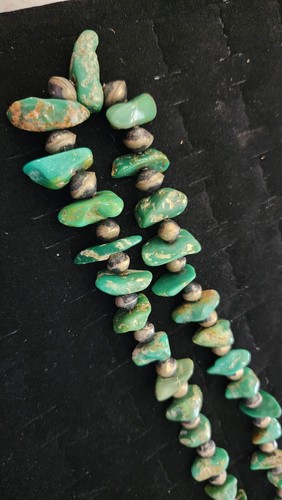 navajo pearl and turquoise necklace - Picture 2 of 8