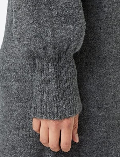 VERO MODA Grey Marl High Neck Jumper Dress Size XS Fitted RRP £52 - Picture 4 of 8
