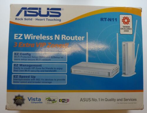 ASUS EZ Wireless N Router 3 Extra VIP Zones New - 第 1/2 張圖片