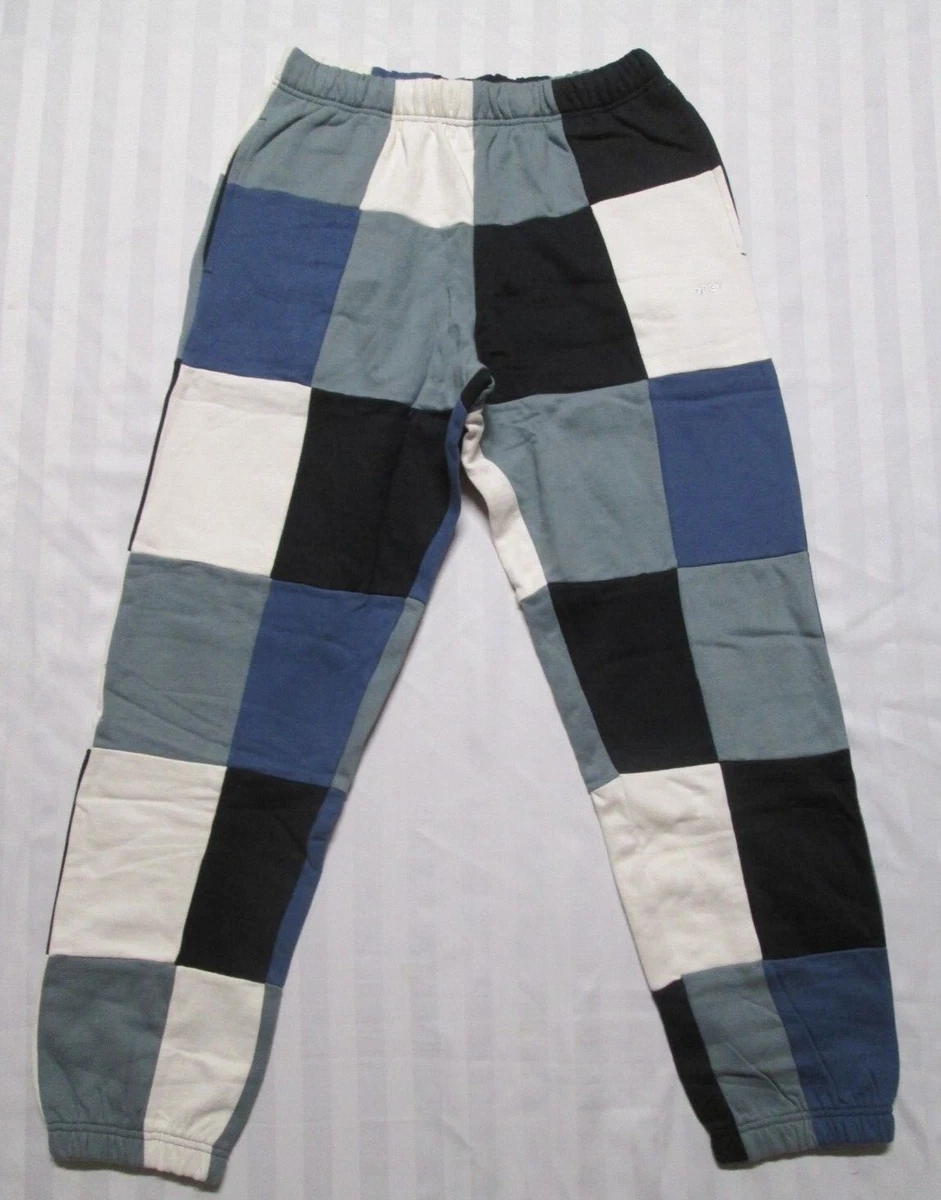 OBEY Mens Mosaic Patched Organic Cotton Sweat Pant Size M XL eBay