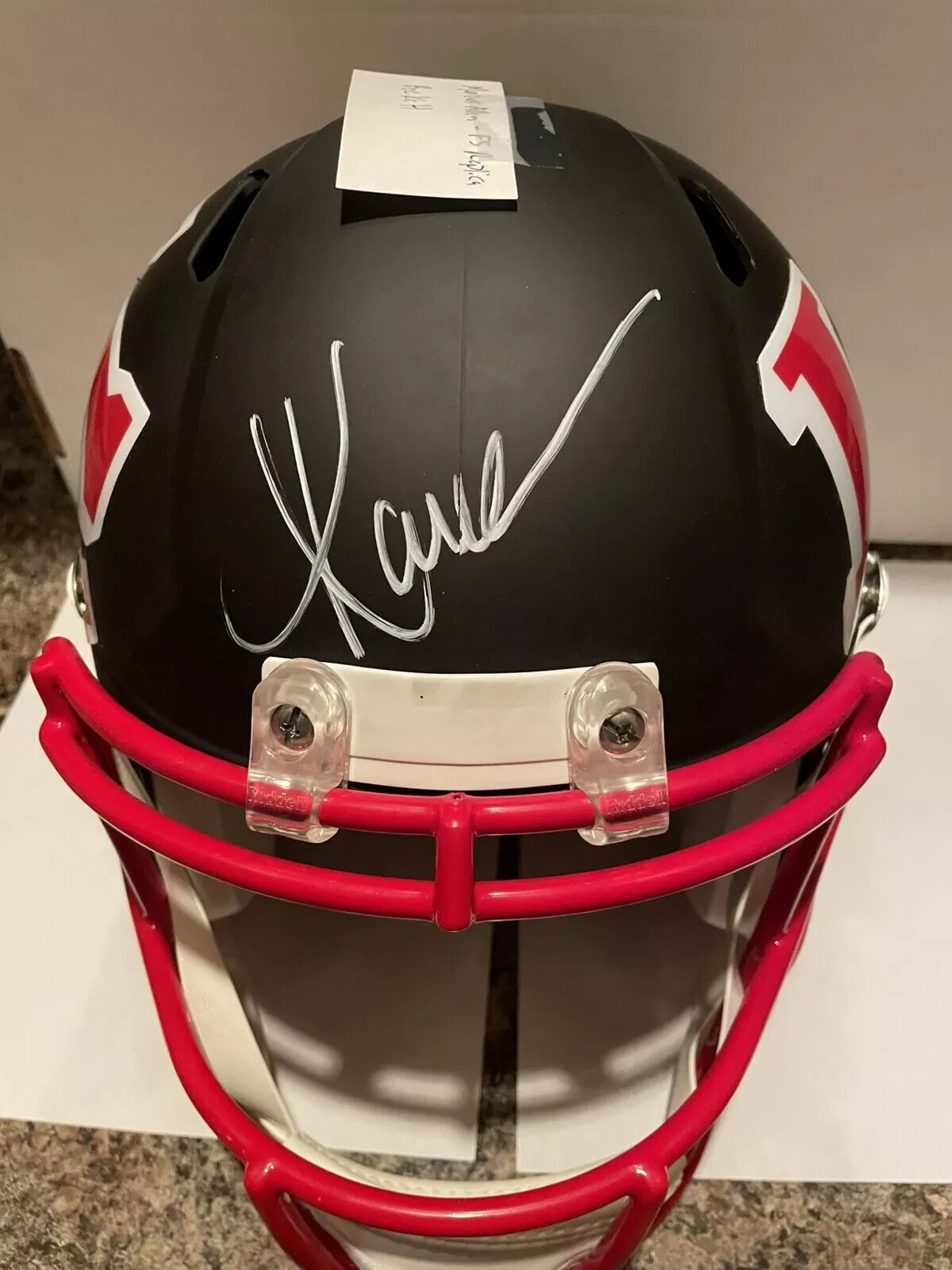 Marcus Allen Autographed Signed Kansas City Chiefs AMP Full-Size Helmet - BECKETT (BAS) 