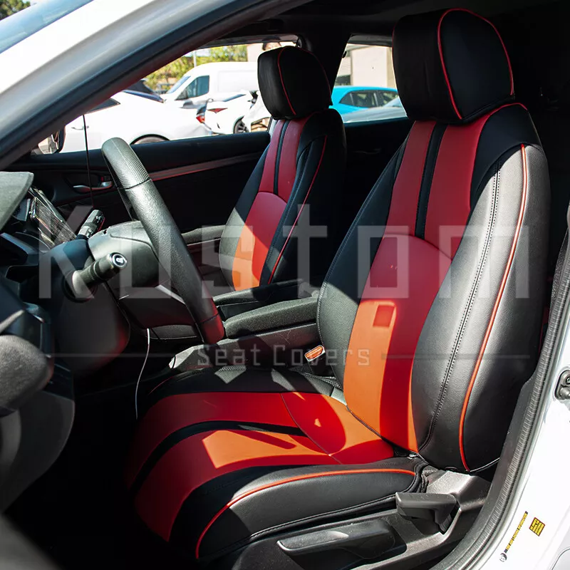 Honda civic red seat covers deals