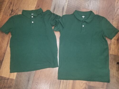 School Uniform Polo -Old Navy for Boys Green - Size Large 14/16 - Picture 1 of 3