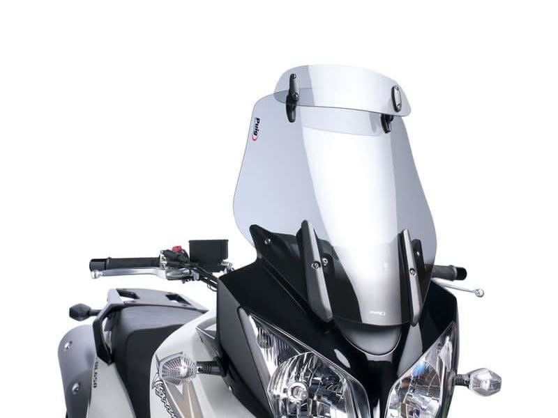 Puig Light Smoke Touring Screen With Extender Suzuki V-Strom 650 2012-2016