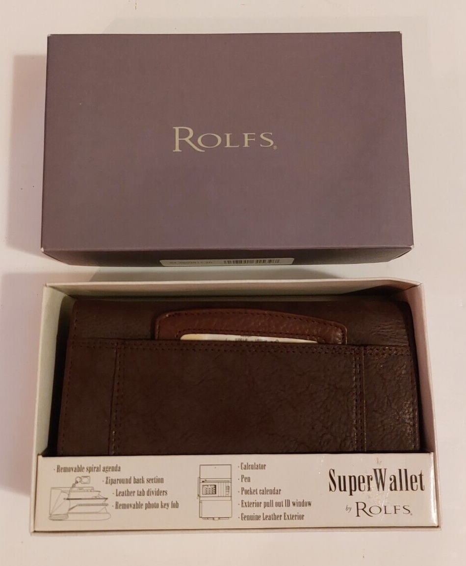 Rolfs Ladies Leather Super Wallet New eBay
