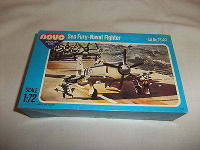 Flugzeug Modell Bausatz 1:72 NOVO Hawker Sea Fury FB Mk.11 2. Weltkrieg England