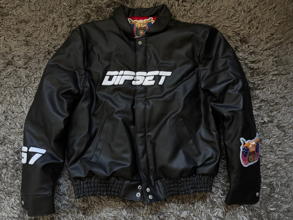 JEFF HAMILTON DIPSET DIPLOMATS JACKET SIZE L CAMRON JIM JONES