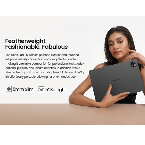 Blackview OSCAL Pad 90 4G Tablet 24GB+128GB 11" Android 14 7700mAh Widevine L1 - Picture 3 of 13