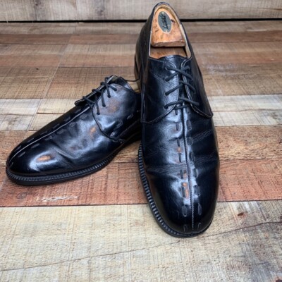 Toe Top Dress Shoe Companies Dimitri Mens Oxford Dress Shoes Black Split  Toe Low Top Lace Up M