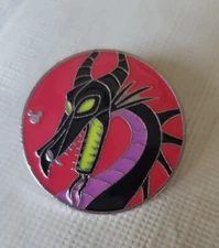 Sleeping Beauty Maleficent Dragon Hidden Mickey Disney Park Trading Pin