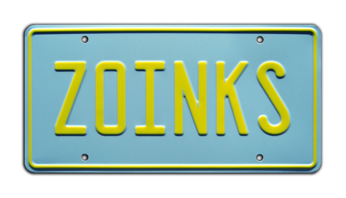 Scooby-Doo | The Mystery Machine | ZOINKS | Metal Stamped Vanity