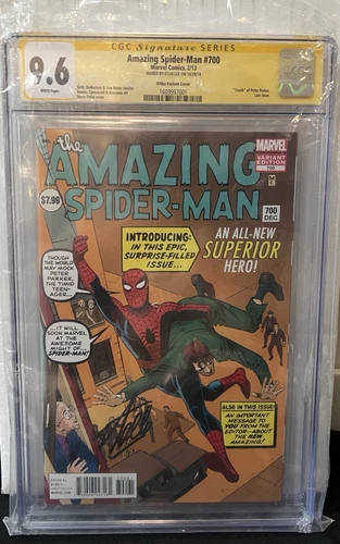 Marvel Amazing Spider-Man #700 Ditko Variant CGC 9.6 Stan Lee Signature Series