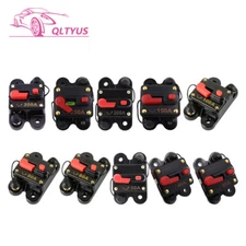 30-300 Amp Circuit Breaker W/Manual Reset  Fuse Holder 12V-48V DC For Car Marine