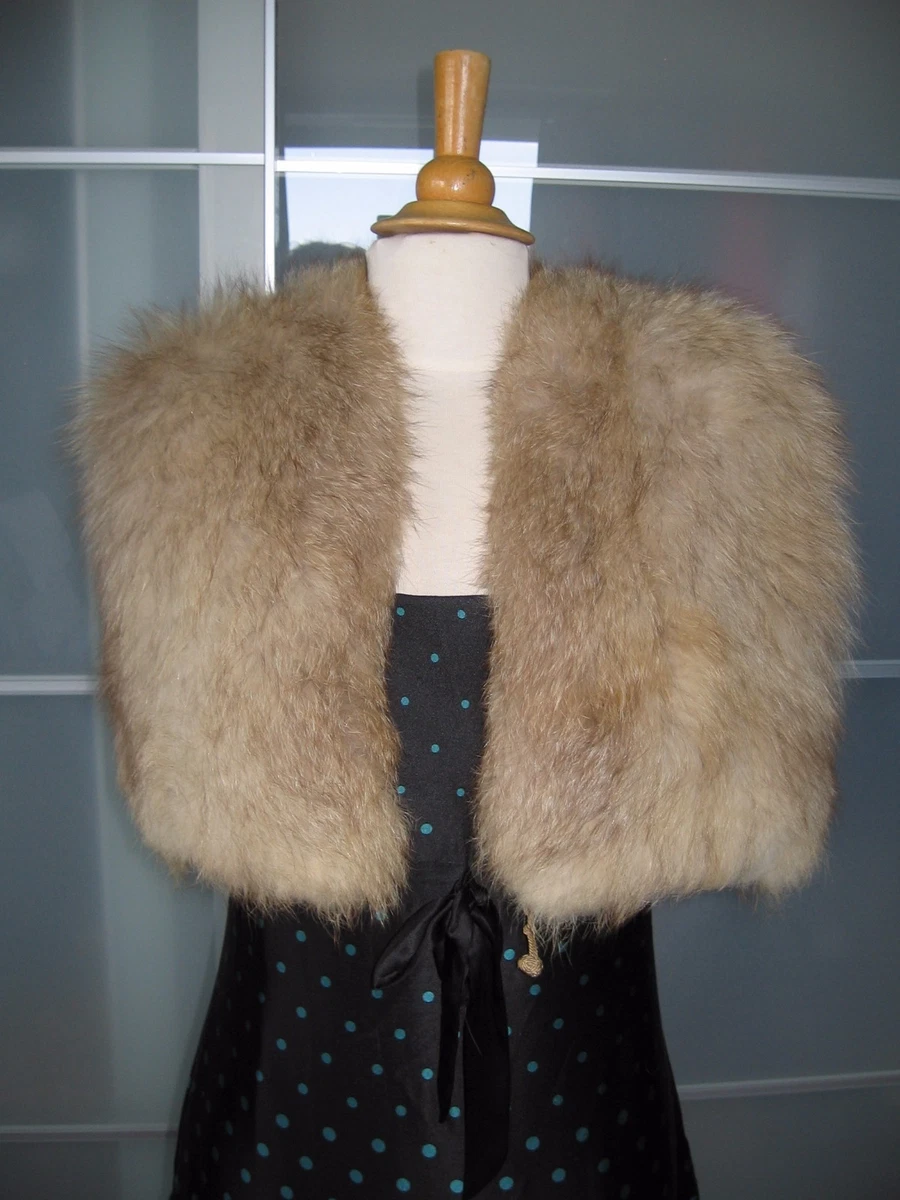 Silver fox cape sale