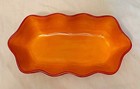 Gail Pittman Siena Ruffled Serving Bowl 11.25 Inches Striped Red & Yellow-Orange — photo 9