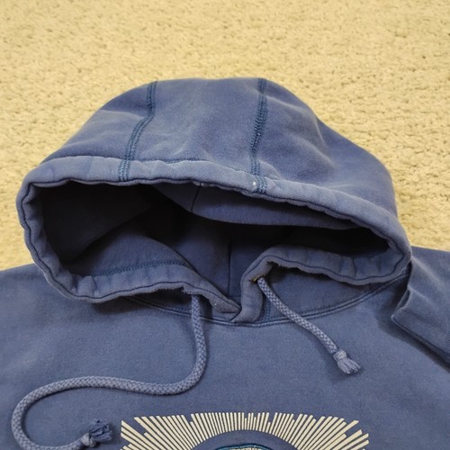 Vintage Volcom Stone Hoodie Mens Extra Large Blue Skater Y2K Faded Jacket 90s - Picture 6 of 15